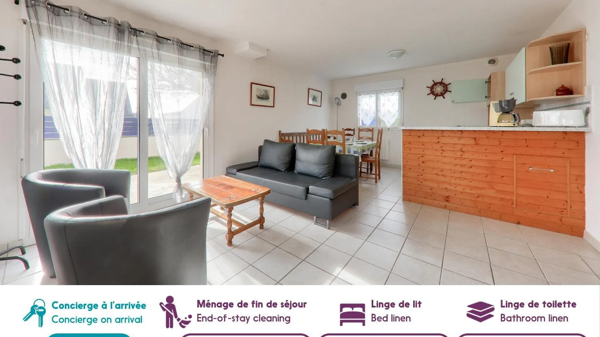 Holiday home A 500M De La Plage, Maison Pour 6 Avec Jardin Sarzeau